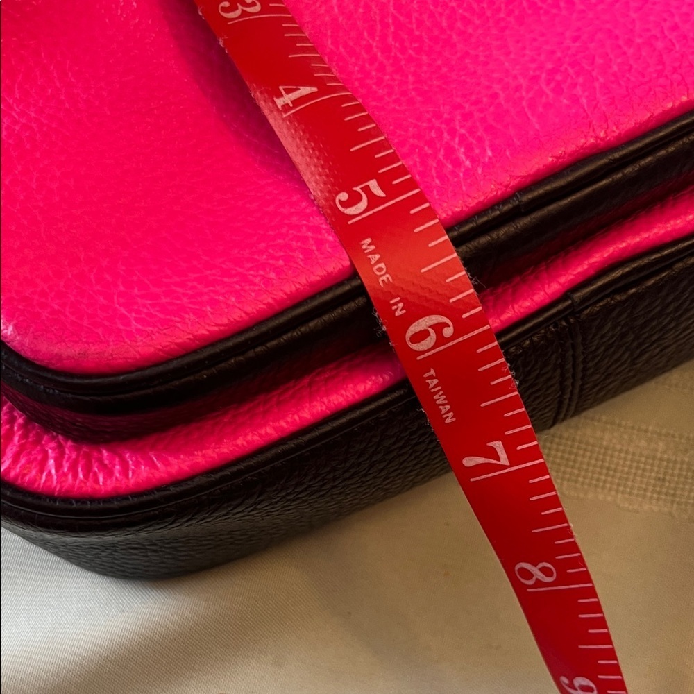 Coach Fuchsia and Black Crossbody Bag - Picture 10 of 13
